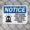 Signmission Fire Alarm Pull Station Keep OSHA Notice Sign, Plastic, 10in W x 7in L, 2PK OS-2PACK-NS-P-710-L-12542 - alternate 3